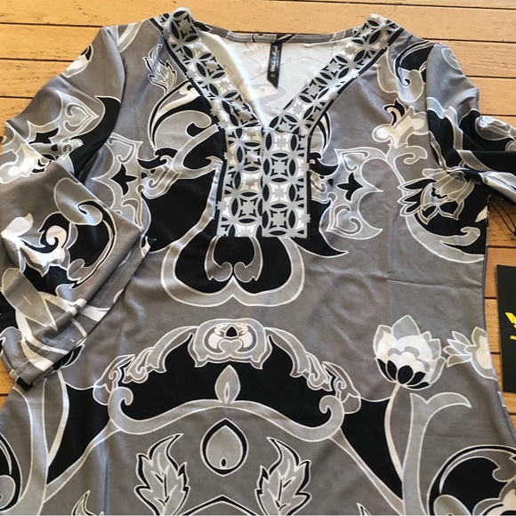 🎉HP🎉 Womenswear Dress NWT, Sz. XL - black and grey - Picture 5 of 9